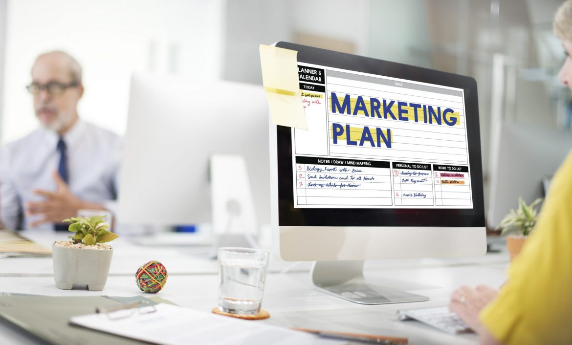 Marketing Plan Strategy Calendar Planner Concept