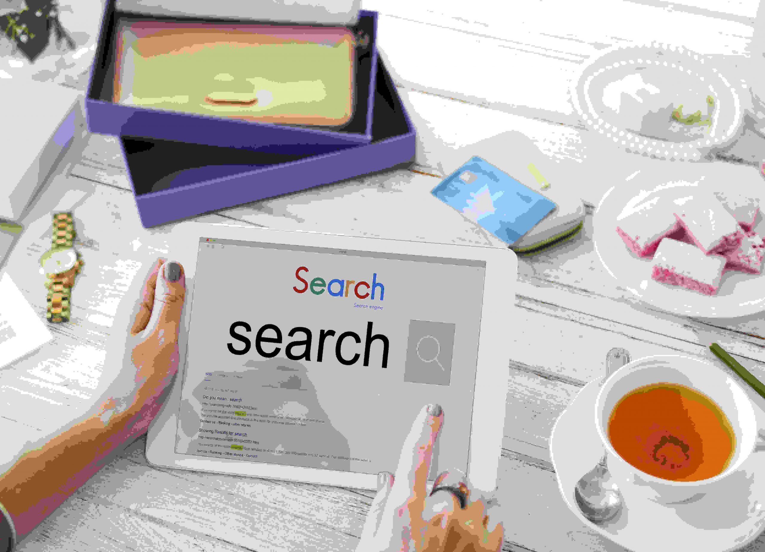 Search Engine Optimization Research Infomation Technology Concep